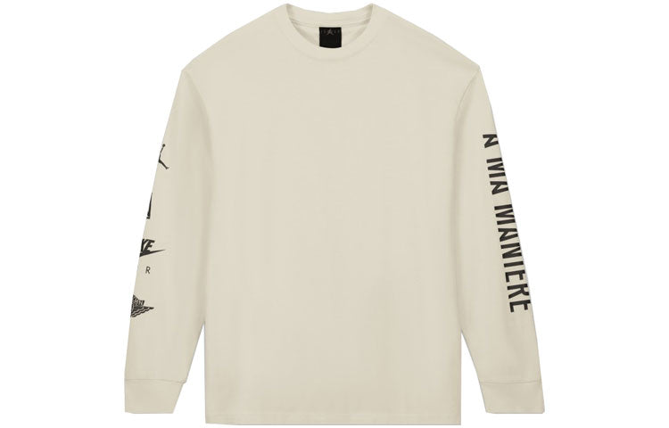 Air Jordan x A Ma Maniere Long Sleeves T-Shirt Asia Sizing 'Natural' CV3449-292