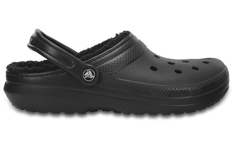 Crocs Stay Warm Wear-Resistant Cozy Sports Unisex Black Sandals 204563-060