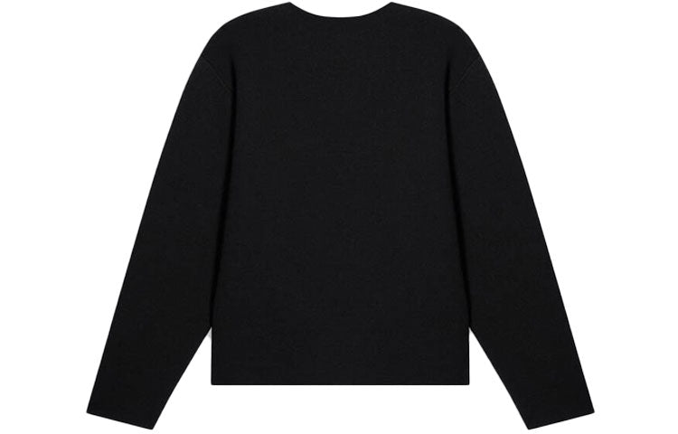 Balenciaga Languages Crew Neck Knit Sweater 'Black Multicolor' 646491T15952771