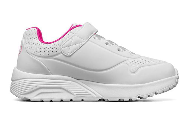 Skechers Uno Lite Running Shoes K White/Pink/Red 310451L-WHP