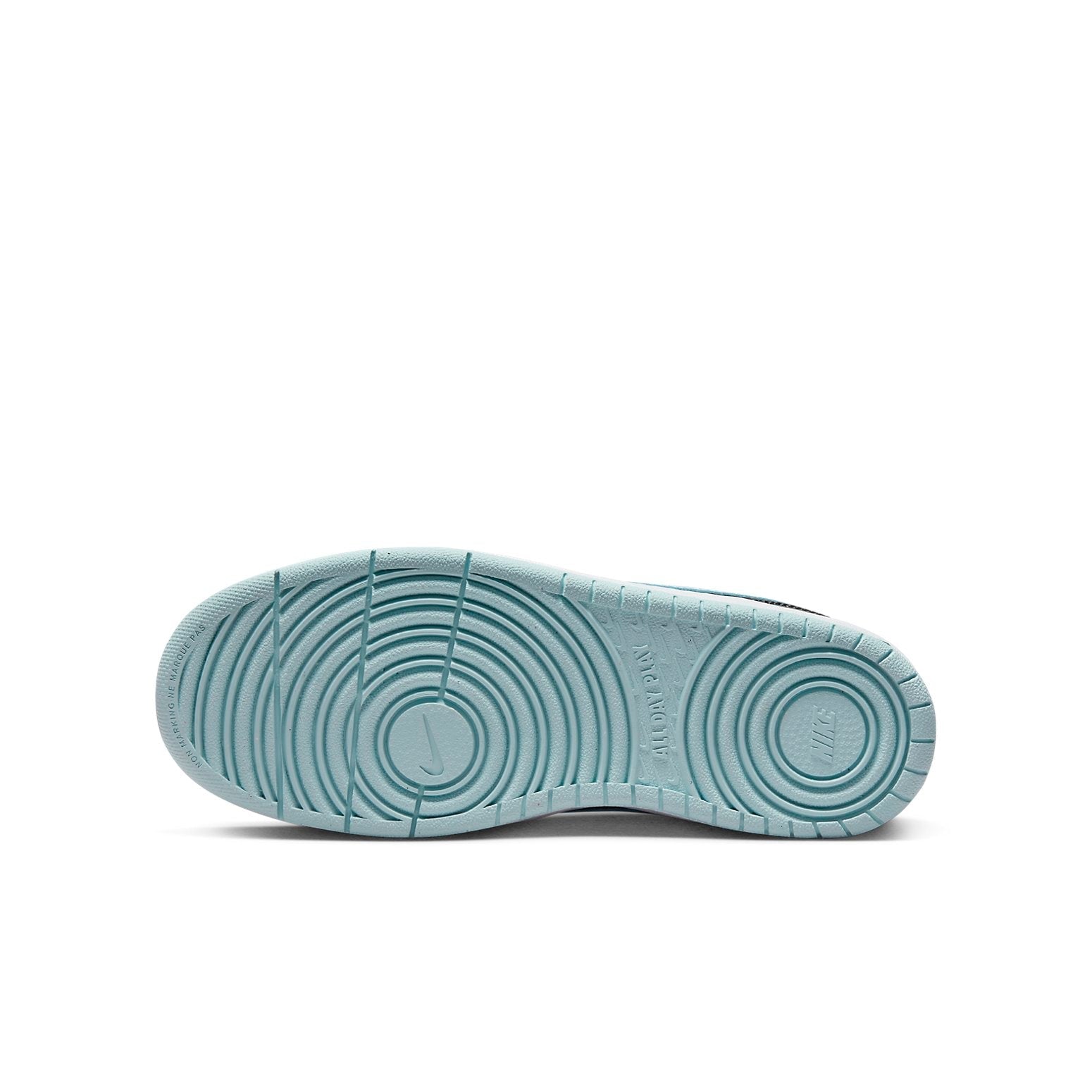 (GS) Nike Court Borough Low 2 'Iron Grey Ocean Bliss' BQ5448-018