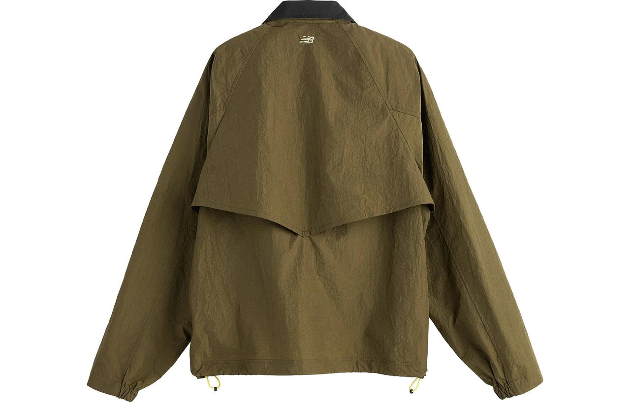 TOKYO DESIGN STUDIO New Balance Nylon Wind Jacket Asia Sizing 'Dark Moss' UJ45170-DMO