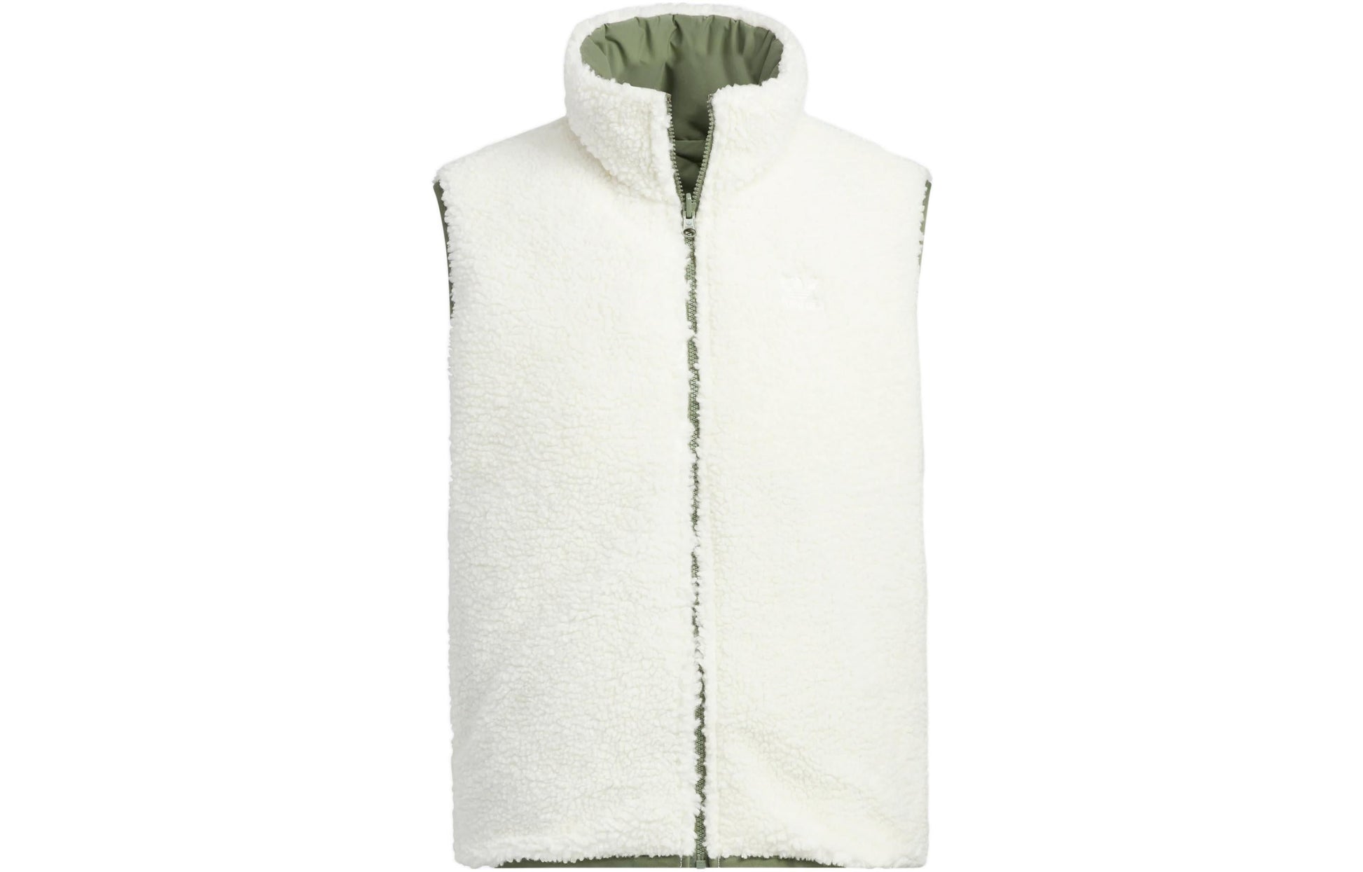 adidas Originals Down Vest 'Green White' HR8262