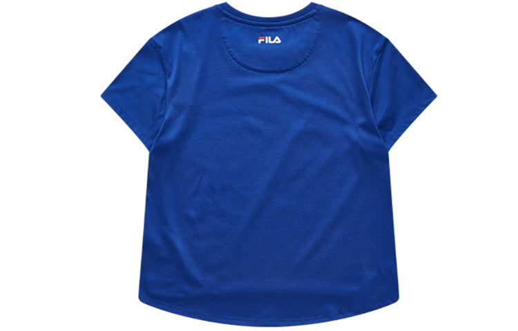 (WMNS) Fila Minimalistic logo Short Sleeve Blue T11W022107F-BU