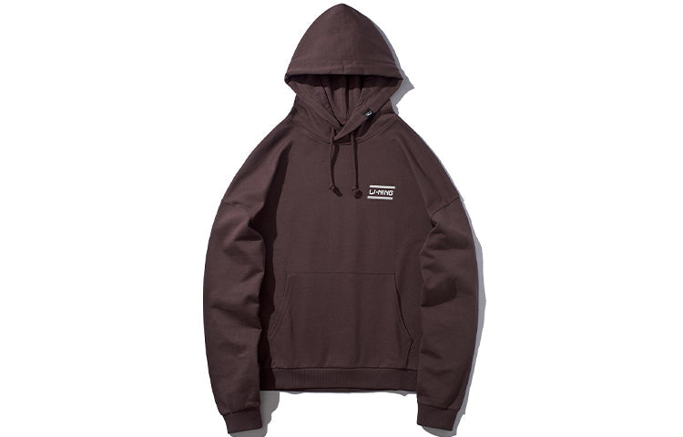 Li-Ning x Disney Mickey Crossover Loose Windproof hooded Pullover Sports Purple AWDP255-2