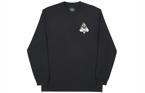 PALACE Sans Ferg Longsleeve T-Shirt Black Printing Logo Round Neck Long Sleeves Hoodie Unisex PAL-SS18-006