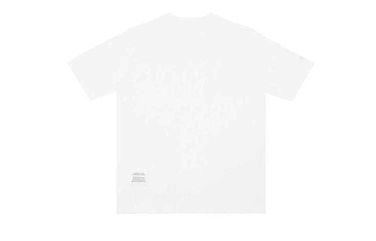 Men's HERON PRESTON x Kenny Scharf Crossover Printing Round Neck Short Sleeve White HMAA019F20JER0150120