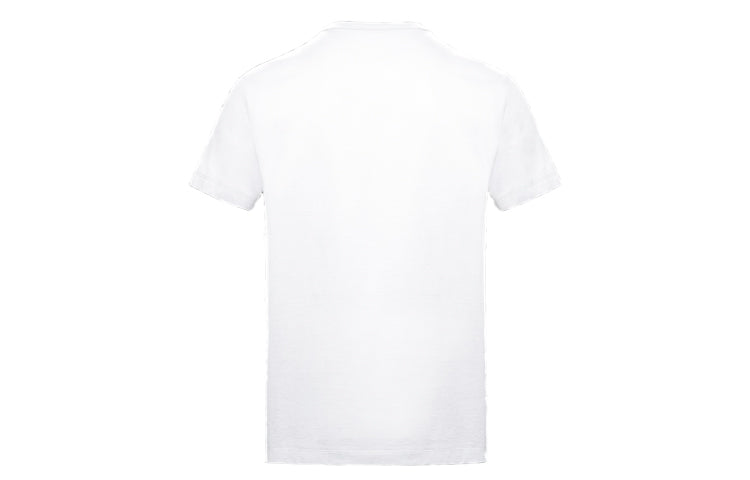 Moncler Alphabet Print Cotton For Men White 0918C746108390Y001