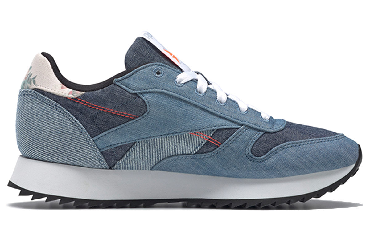 (WMNS) Reebok Classic Leather Double Shoes Blue FY5032