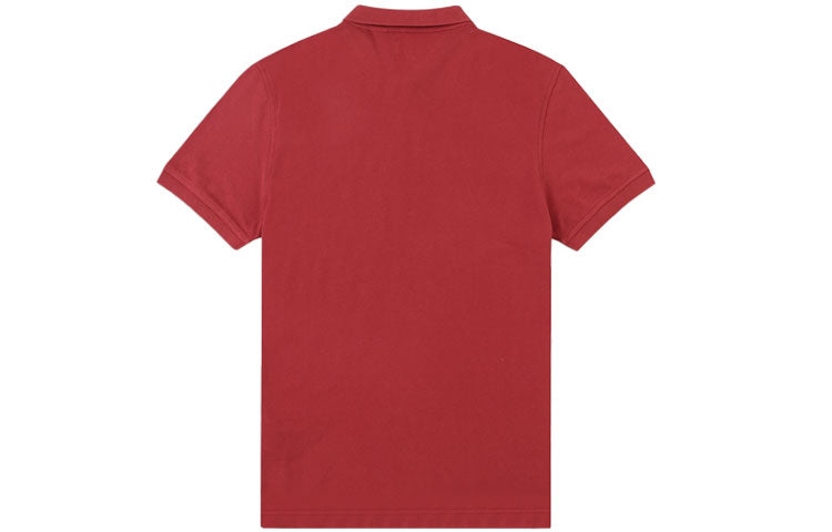 Men's Levis Red Flag Embroidered Polo Short Sleeve Red 35883-0006
