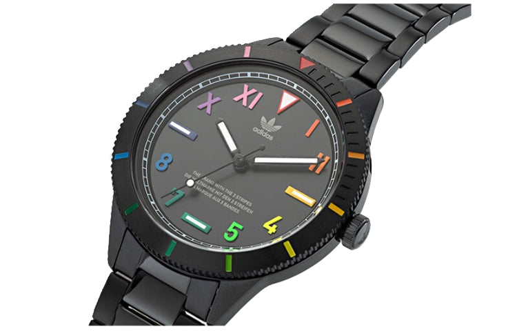 (WMNS) adidas Stainless Steel Black Bracelet Watch 'Black' AOFH220552I