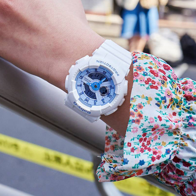 CASIO Baby-G 'White Blue' BA-110BE-7A