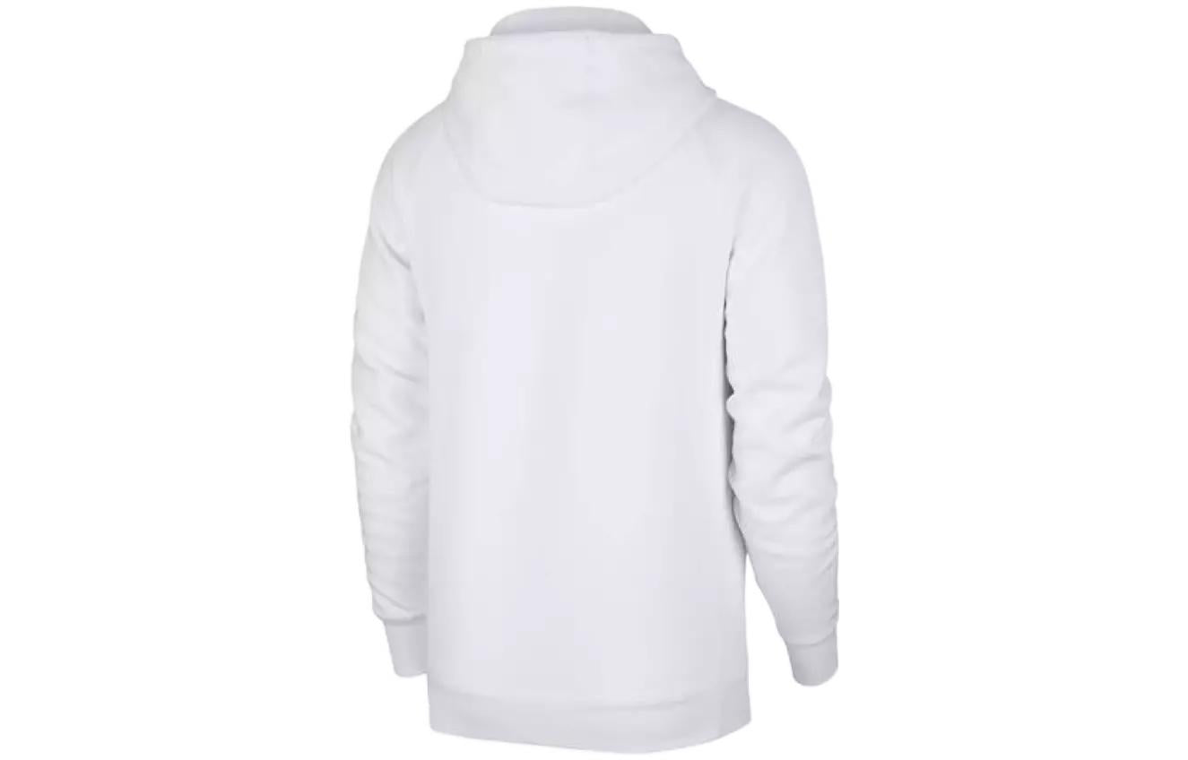 Nike logo long sleeves hoodie 'White' AH9876-100