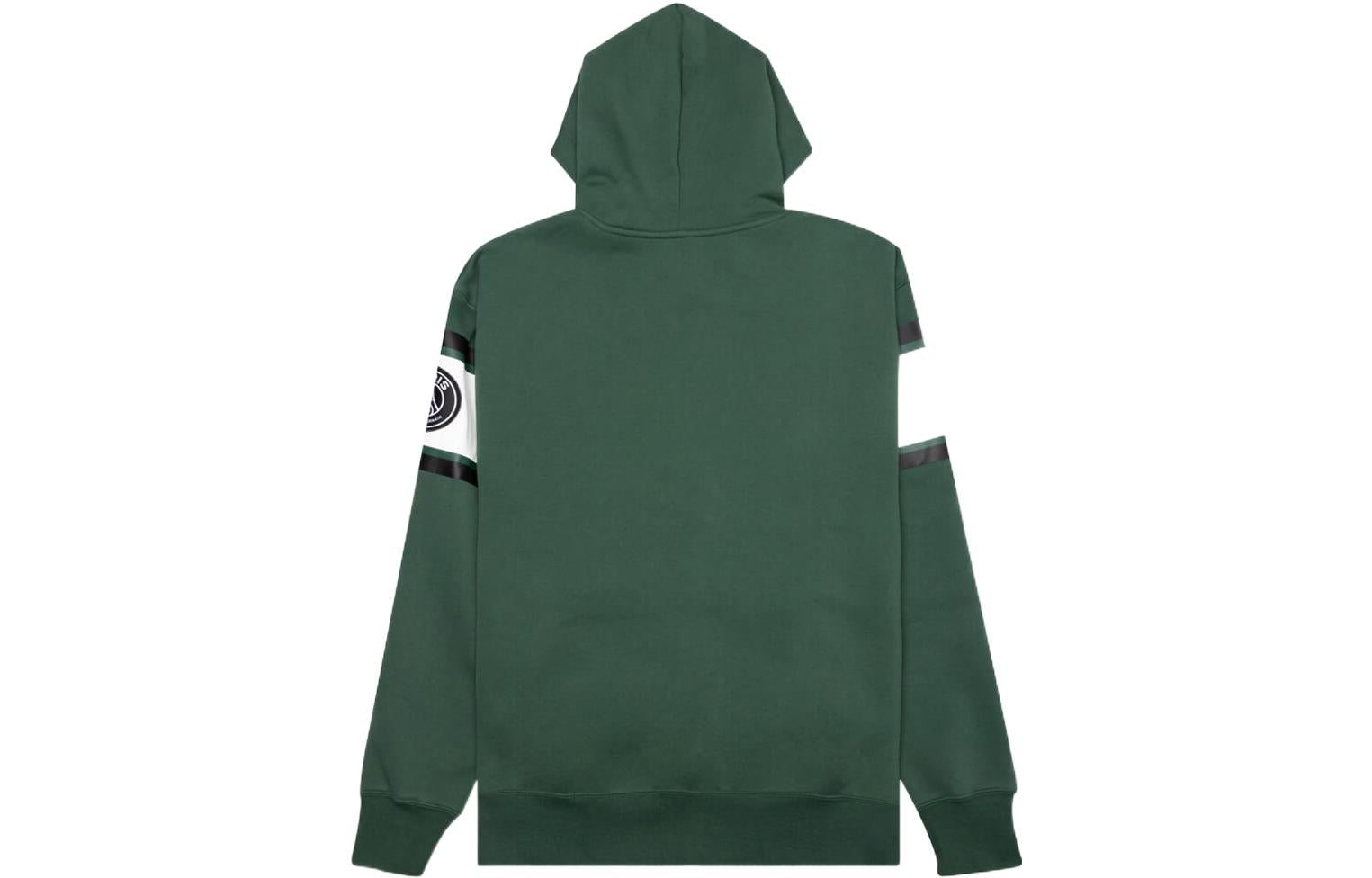 Men's Jordan Paris Saint-Germain   Zipper Fleece Hooded Long Sleeves Jacket Green DB6481-333