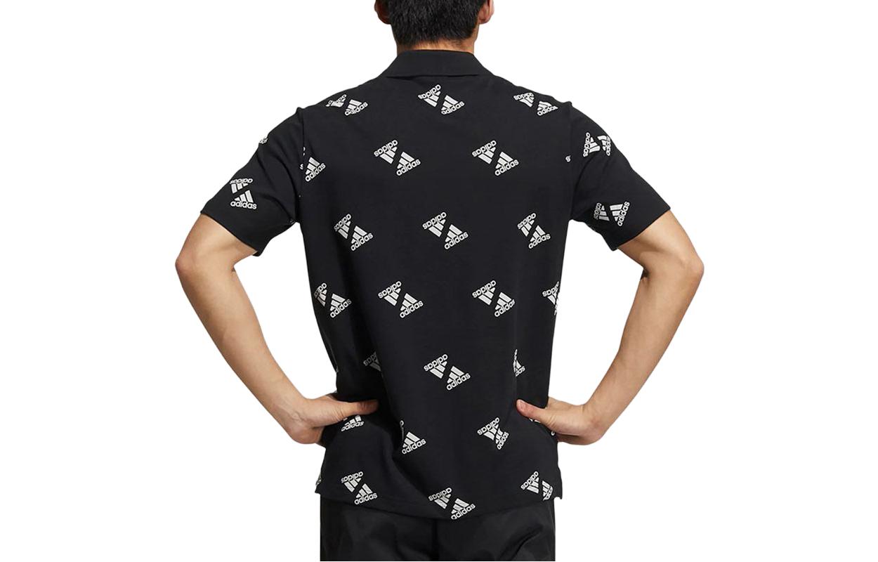 adidas Field Issue BP2 Polo Shirt 'Black White' HE7432