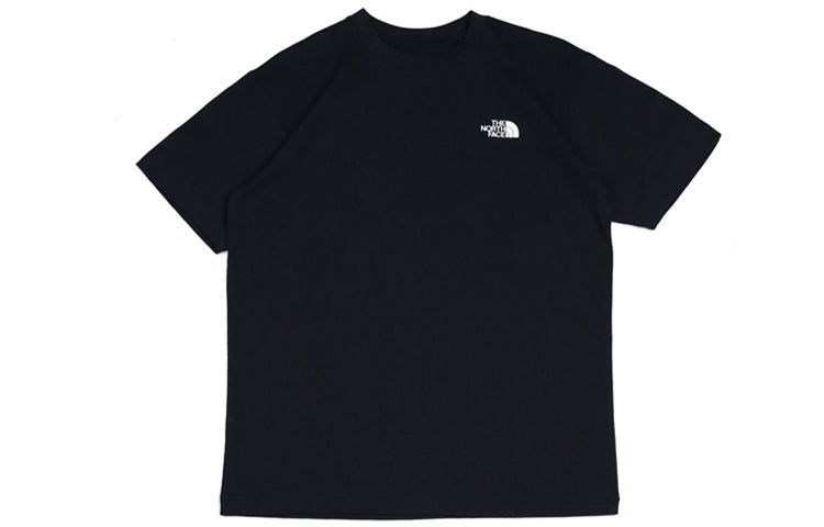 THE NORTH FACE Printing Short Sleeve Couple Style Black NT31902X-K