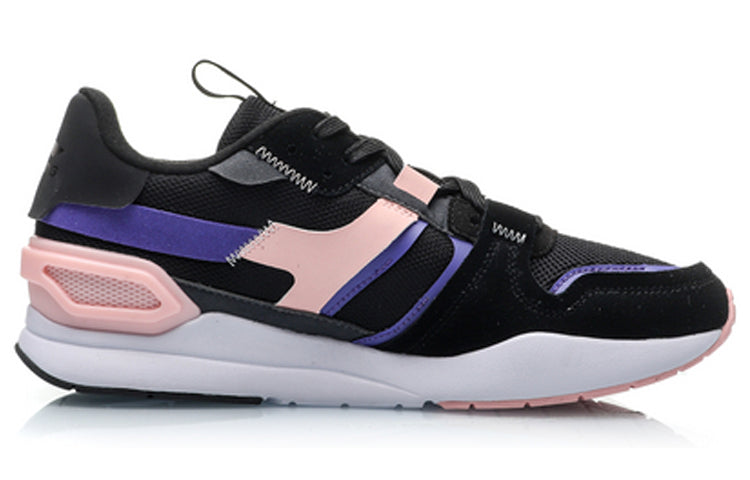 (WMNS) Li-Ning Classic Leisure Low 'Black Pink' AGCP266-1