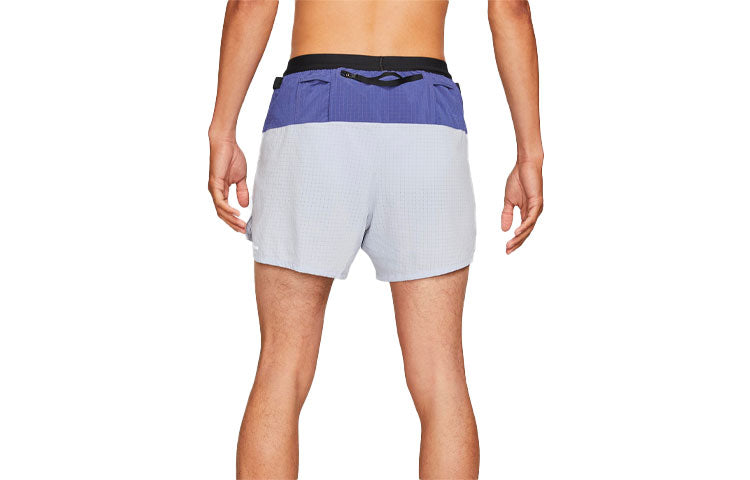 Men's Nike Dri-FIT Flex Stride Splicing Running Training Quick Dry Sports Shorts Dark Purple Gray CZ9053-057