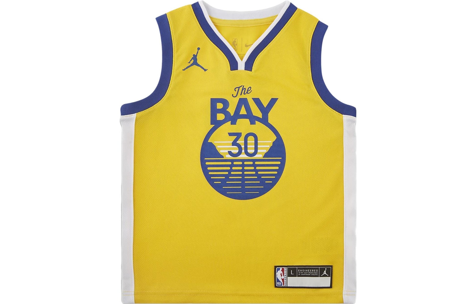 Air Jordan Golden State Warriors 2020-2021 Statement Jersey 'Yellow' DN5275-728