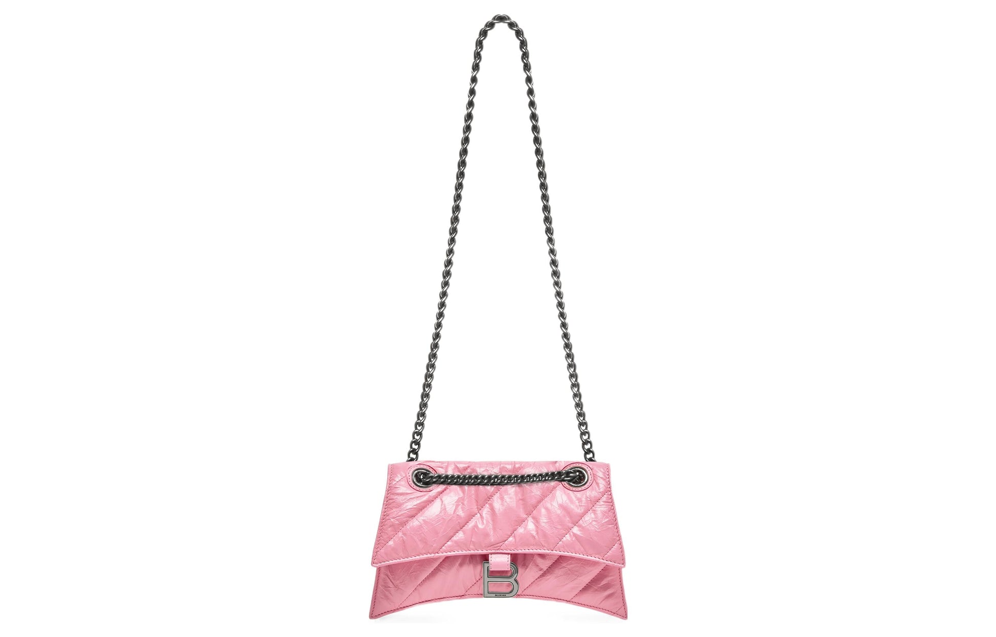 (WMNS) Balenciaga Crush Small Chain Bag Quilted 'Pink' 716351210J05812