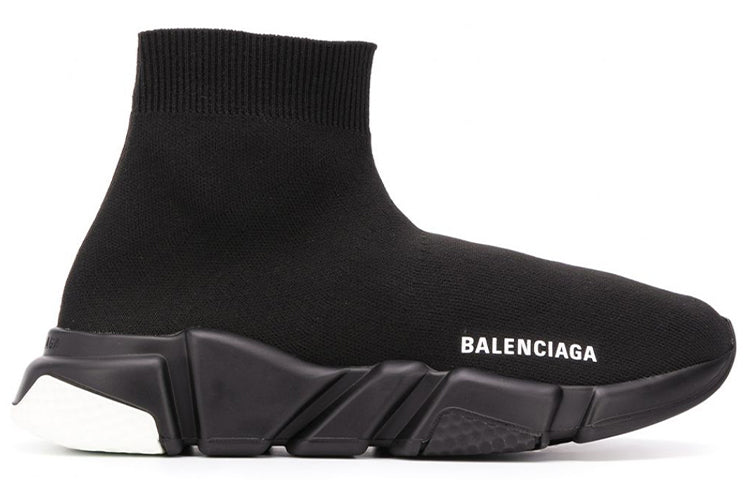 (WMNS) Balenciaga Speed Sneaker 'Black White' 587280W17031009