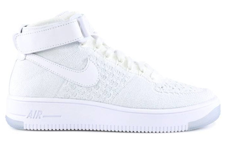 (WMNS) Nike Air Force 1 Flyknit 'Triple White' 818018-100