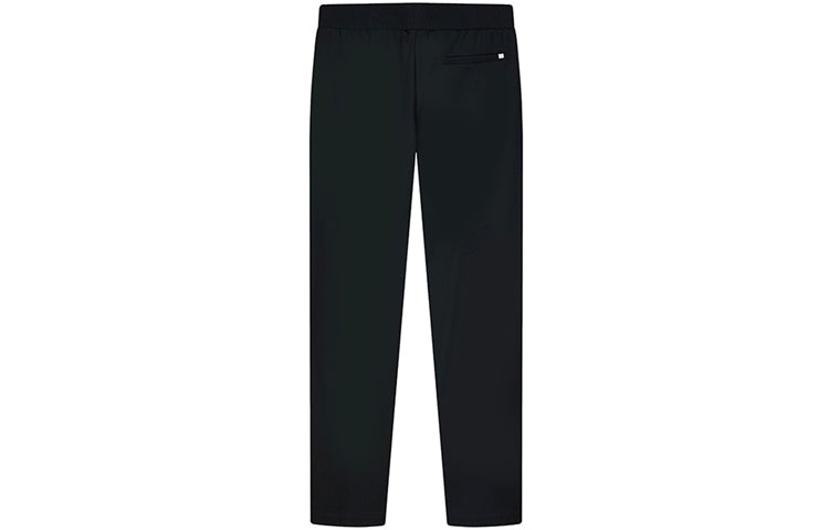FILA Bronzing Logo knitting Straight Casual Pants Black F11M138653F-BK