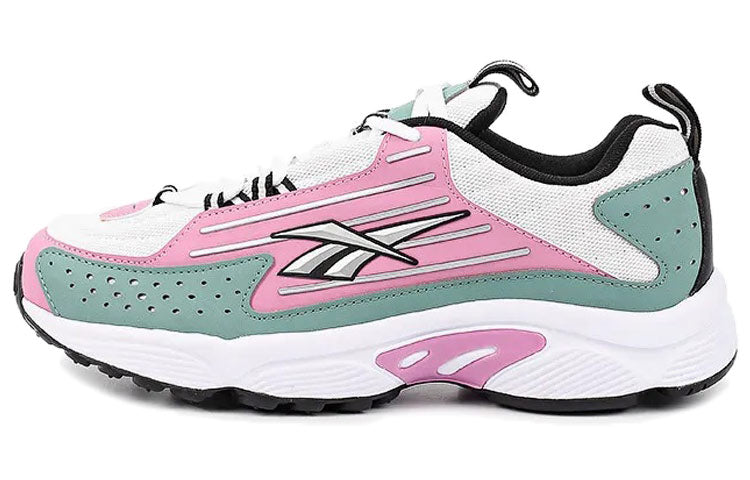 (WMNS) Reebok Dmx Series 2200 Running Shoes White/Green/Pink EF3012