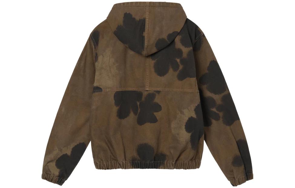 Stussy Floral Dye Work Jacket 'Brown' 115642