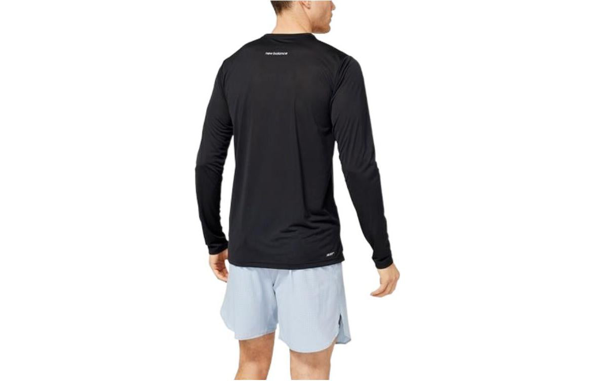 New Balance Accelerate Long Sleeve T-shirt Asia Sizing 'Black' MT23225-BK