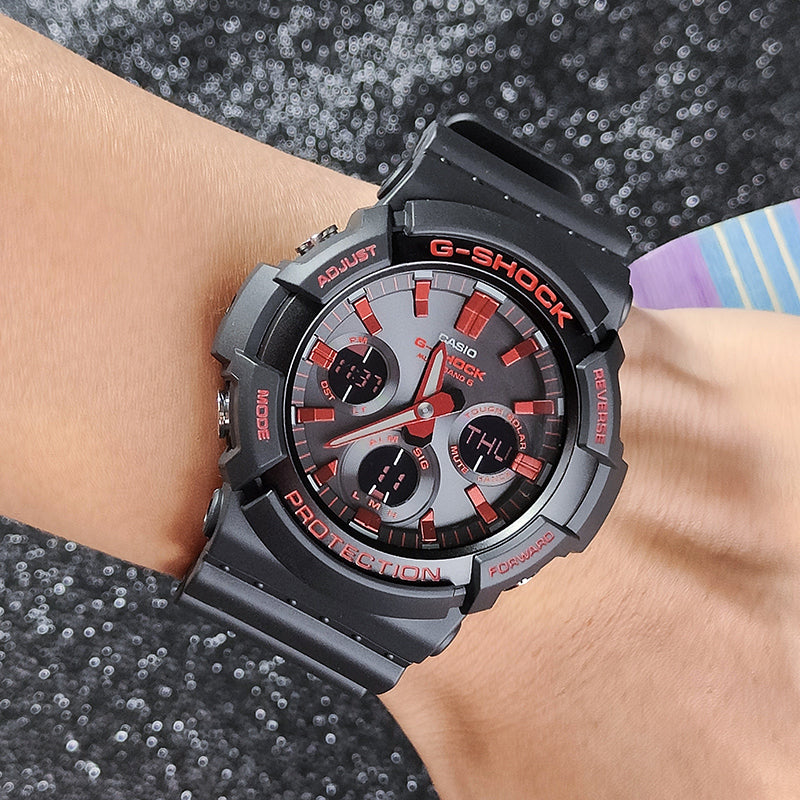 CASIO G-Shock Analog-Digital 'Black' GAW-100BNR-1APR