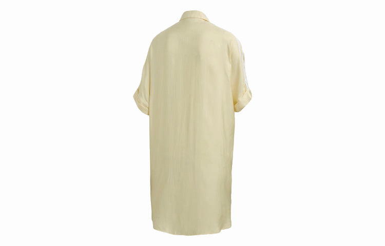 (WMNS) adidas originals Satin Dress Yellow FM2635