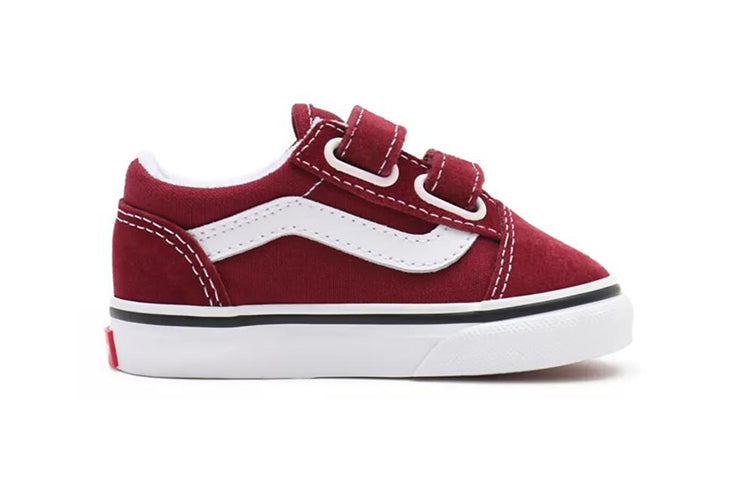 (TD) Vans Old Skool Casual Skateboarding Shoes 'Red' VN000D3Y9AK