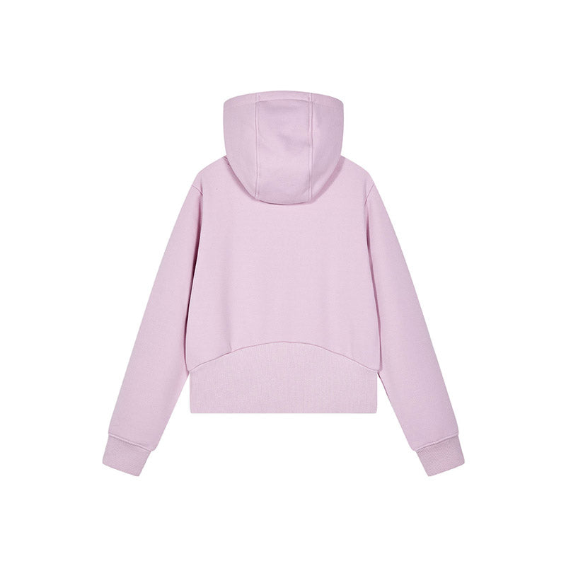 (GS) Under Armour Logo Printed Hoodie 'Pink White' 234203339