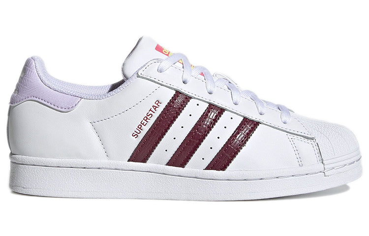 (WMNS) adidas Superstar 'White Victory Crimson' H04016