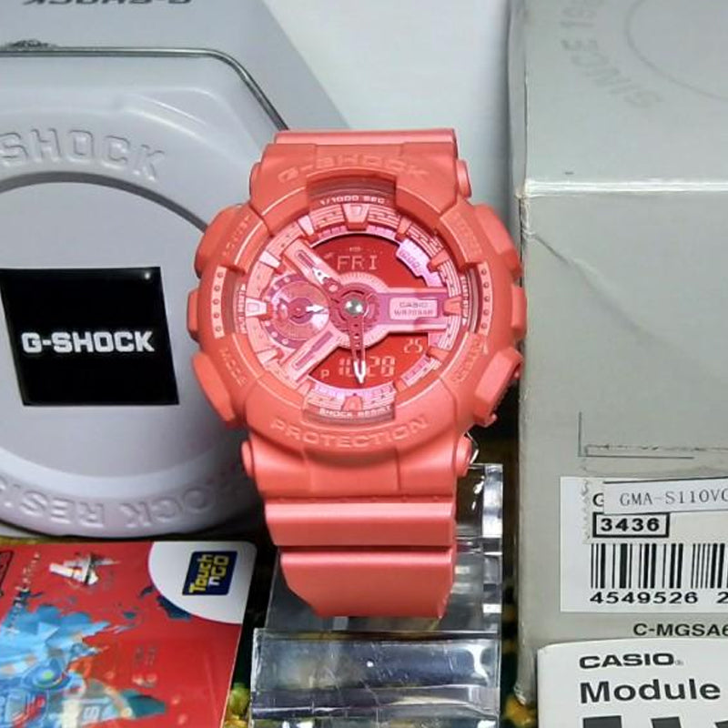 CASIO G-Shock Analog-Digital 'Pink' GMA-S110VC-4A