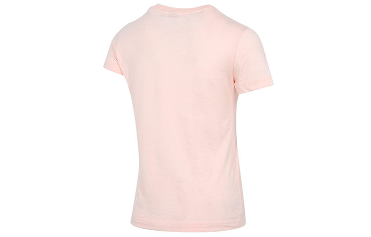 (WMNS) PUMA Creative Printing Sports Round Neck Short Sleeve Pink 531454-27