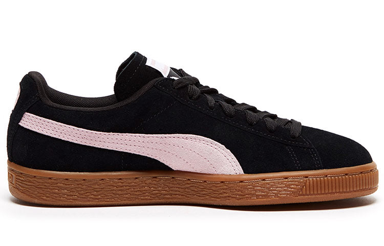 (WMNS) PUMA Suede Classic Sneakers Black 355462-86