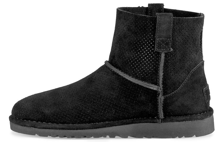 (WMNS) UGG Classic Unlined Mini Perf 'Black' 1016852-BLK