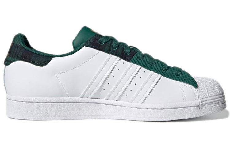 adidas Superstar Shoes 'White Collegiate Green' H00212