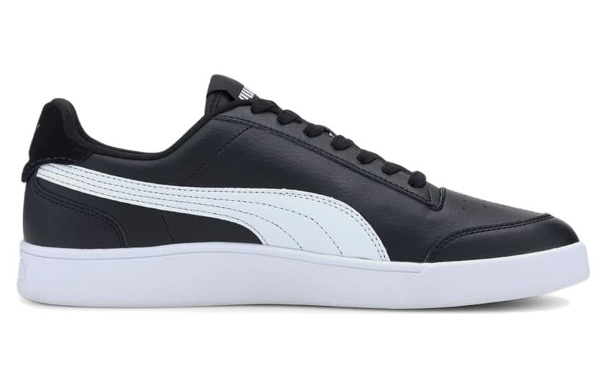 PUMA Shuffle Casual Skateboarding Shoes Unisex Black White 382141-04