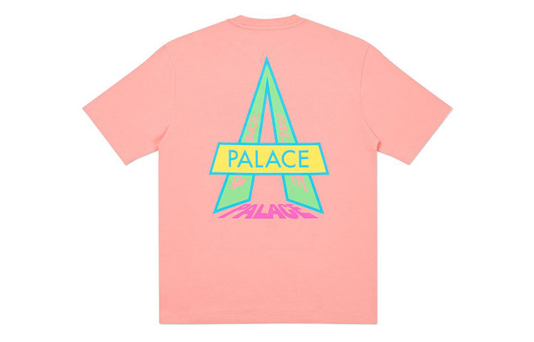 PALACE Asleep To Venture Round Neck Short Sleeve Unisex Pink Red P19TS025
