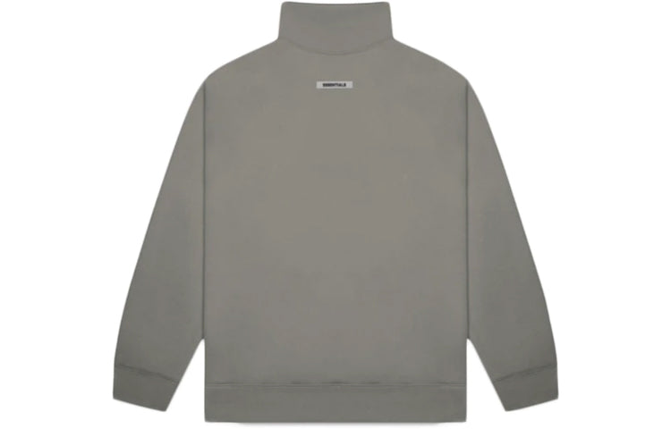 Fear of God Essentials SS20 Mock Neck Sweatshirt Charcoal FOG-SS20-270