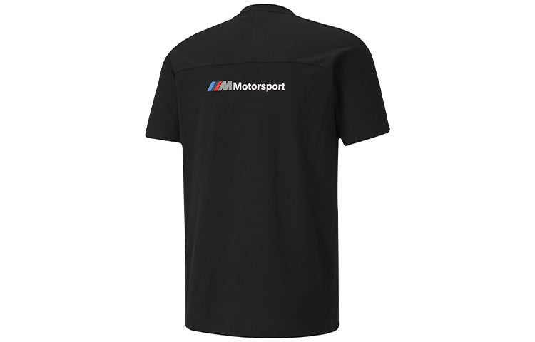 PUMA x BMW Motorsport T7 T-Shirt 'Black White' 596096-01