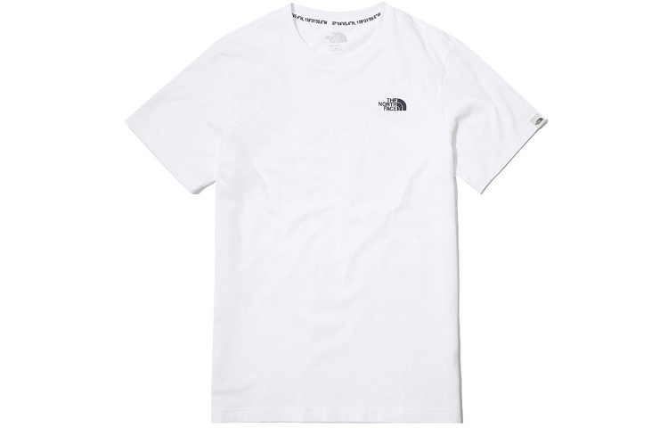 THE NORTH FACE Floral Logo Printing Short Sleeve Unisex White NT7UL14J
