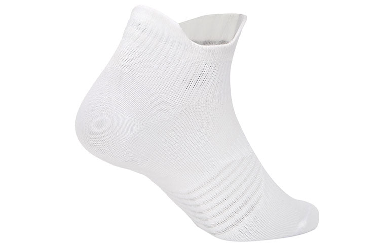 adidas Run Low Sock Solid Color Alphabet Logo Athleisure Casual Sports Low Top Socks Unisex One Pair White HA0103
