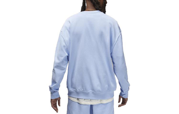 Air Jordan Fleece Crew-Neck Sweatshirt 'Blue' FB6932-425