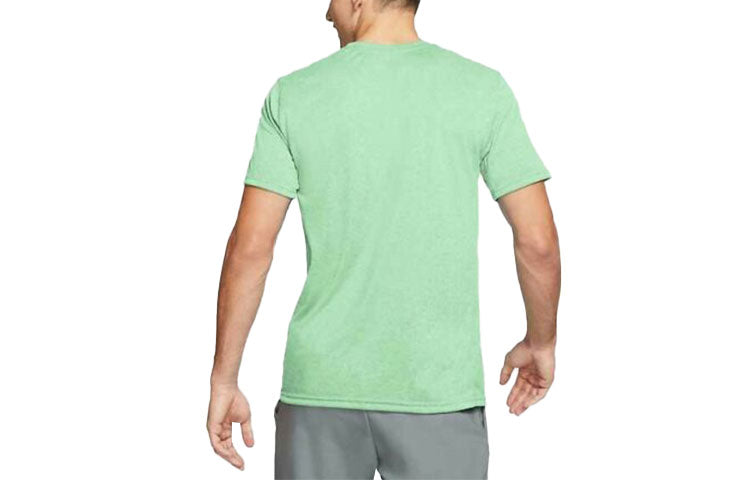 Nike Pro Dri-FIT Training Sports Round Neck Short Sleeve Green 718833-390