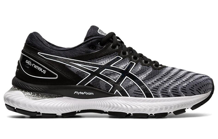 (WMNS) ASICS Gel-Nimbus 22 Wide 'White Black' 1012A586-100