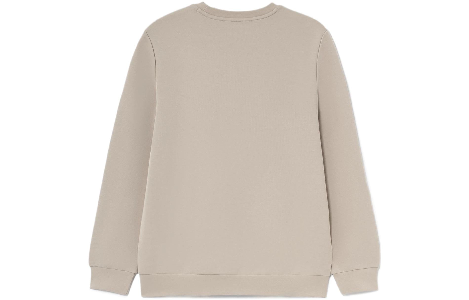 Li-Ning Wade Series Printing Solid Color Round Neck Pullover 'Brown' AWDS189-5